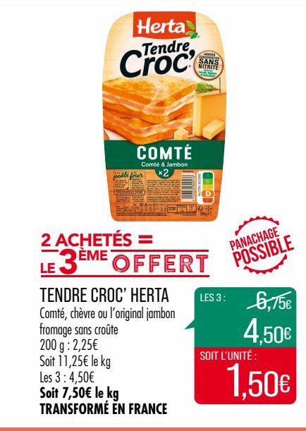 Tendre  croc Herta