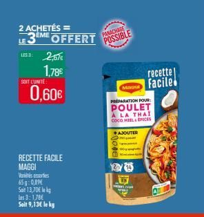 RECETTE FACILE MAGGI 