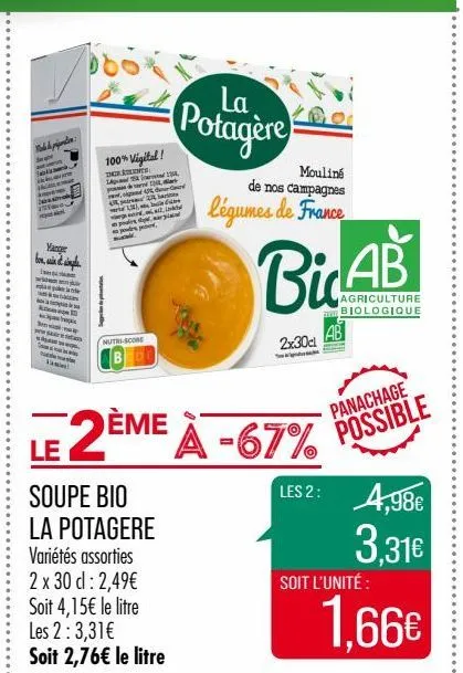 soupe bio la potagere