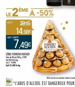 CÔNE FERRERO ROCHER 