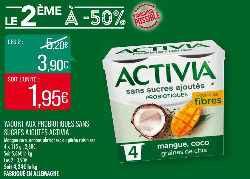 yaourt activia