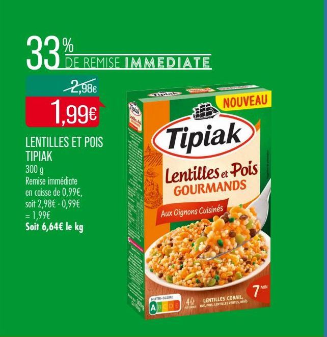 plats préparés Tipiak