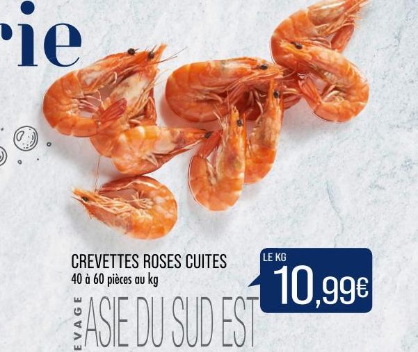 CREVETTES ROSES CUITES 