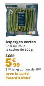 asperges vertes 