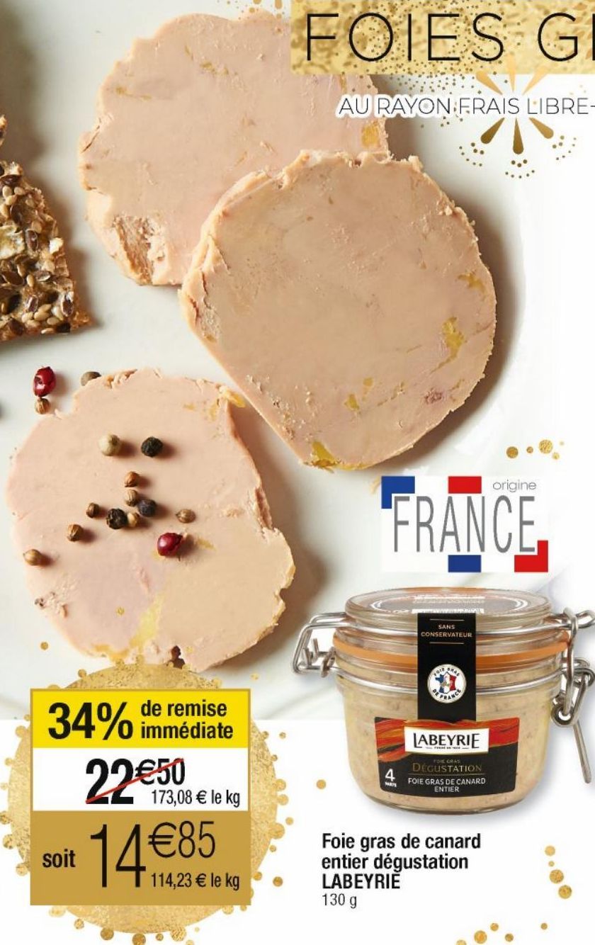 foie gras de canard Labeyrie