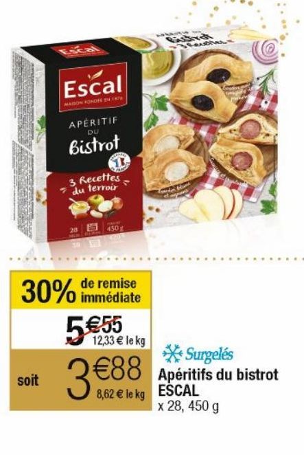 apéritifs Escal