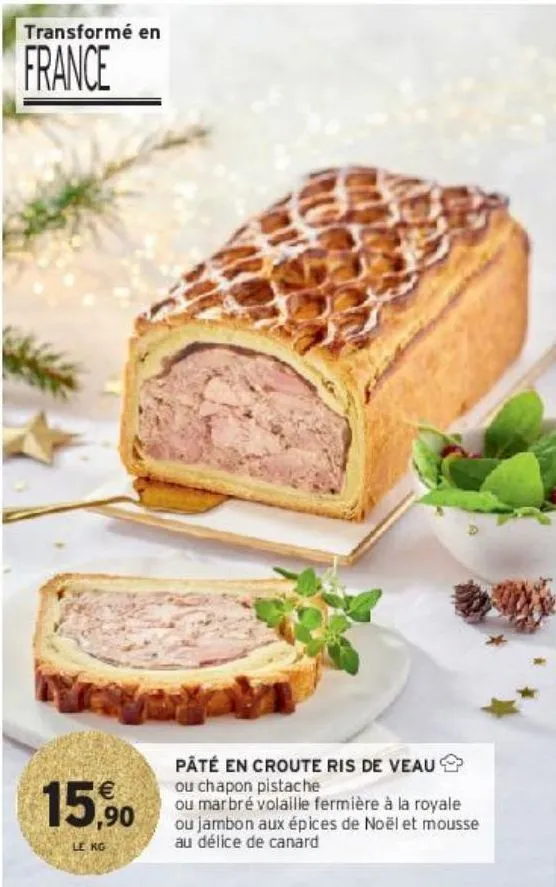 pâté en croute ris de veau