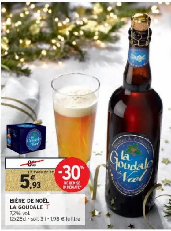 bière de noël la goudale