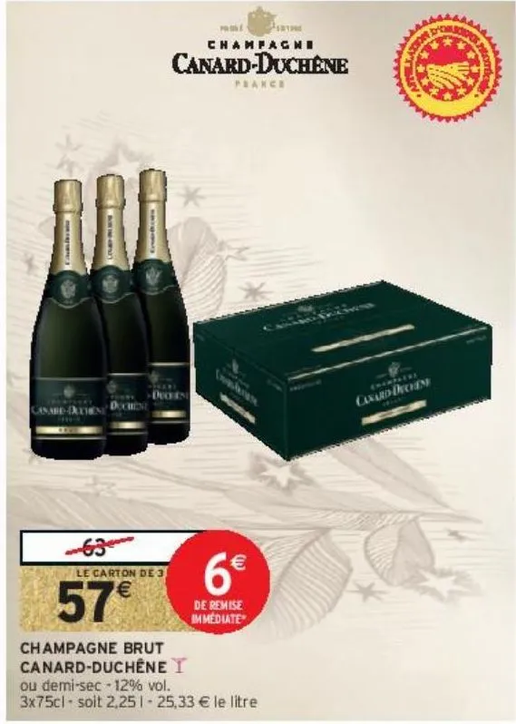 champagne brut canard-duchêne