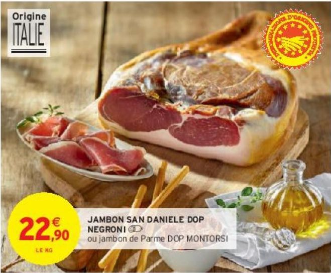 JAMBON SAN DANIELE DOP NEGRONI