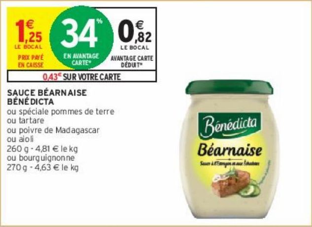 SAUCE BÉARNAISE BÉNÉDICTA