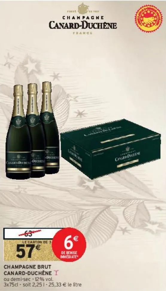 champagne brut canard-duchêne