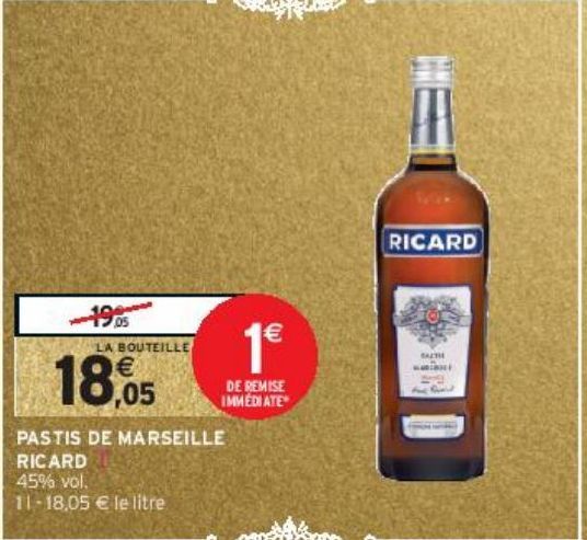 PASTIS DE MARSEILLE RICARD