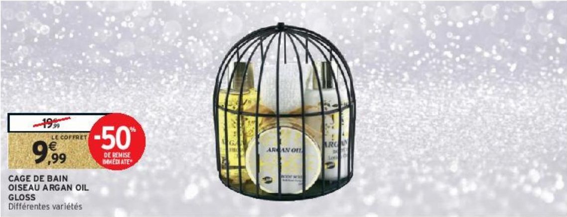 CAGE DE BAIN OISEAU ARGAN OIL GLOSS