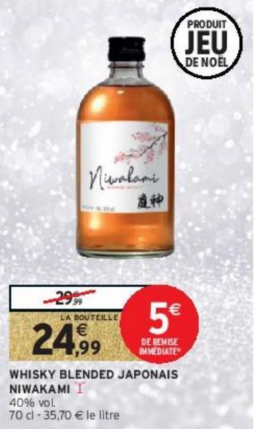 WHISKY BLENDED JAPONAIS NIWAKAMI 