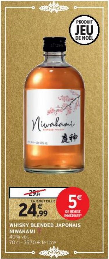 WHISKY BLENDED JAPONAIS NIWAKAMI