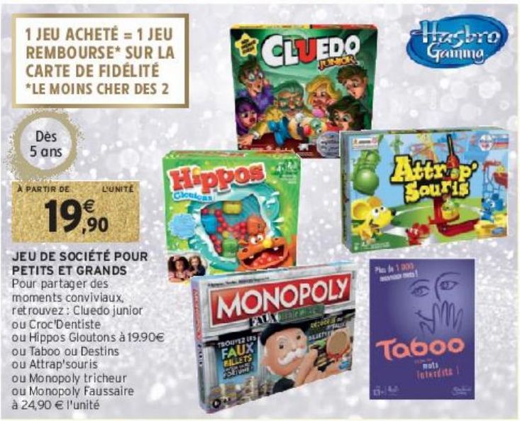 JEU DE SOCIÉTÉ POUR PETITS ET GRANDS