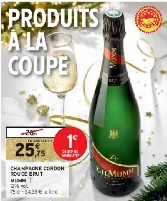 champagne cordon rouge brut mumm