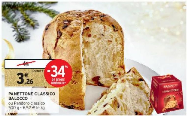 PANETTONE CLASSICO BALOCCO