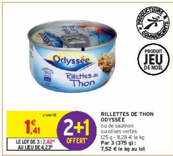 RILLETTES DE THON ODYSSÉE