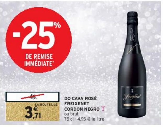 DO CAVA ROSÉ FREIXENET CORDON NEGRO