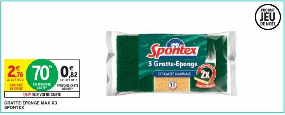 GRATTE-ÉPONGE MAX X3 SPONTEX