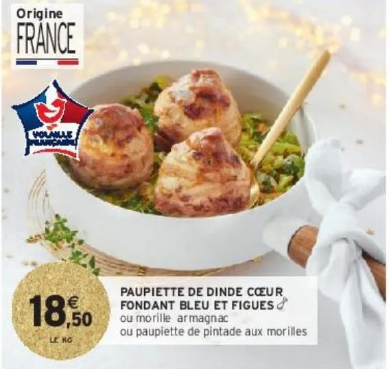 paupiette de dinde cœur fondant bleu et figues