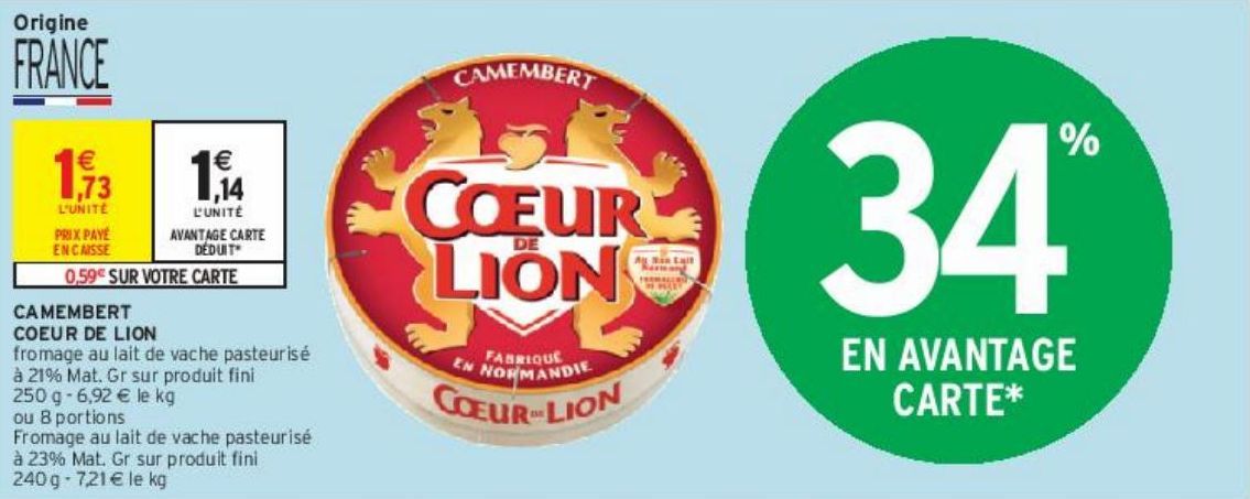 CAMEMBERT COEUR DE LION