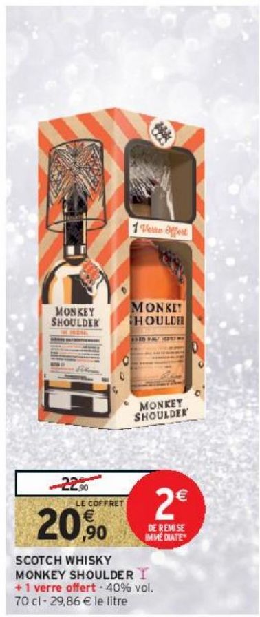 SCOTCH WHISKY MONKEY SHOULDER