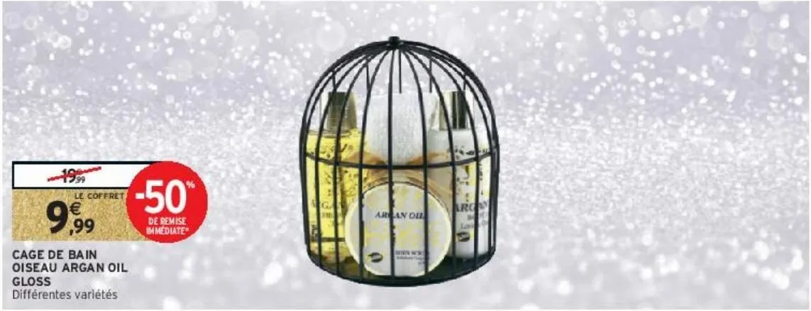 cage de bain oiseau argan oil gloss