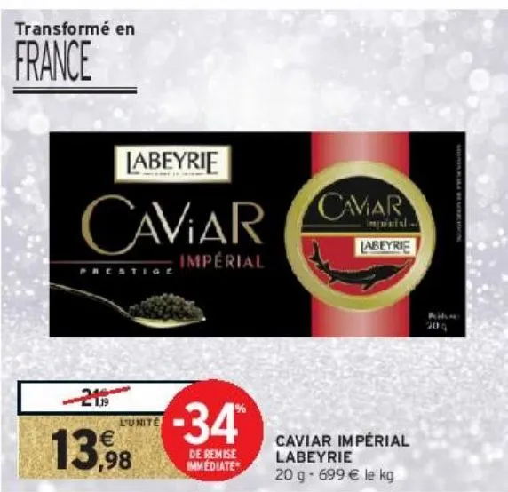 caviar impérial labeyrie