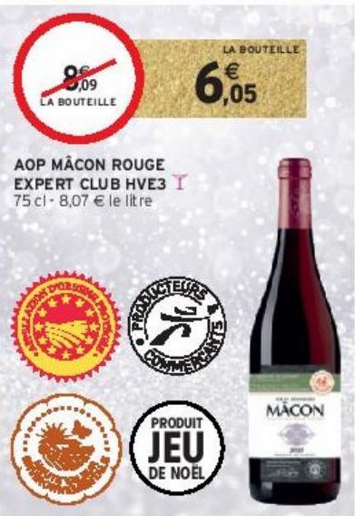 AOP MÂCON ROUGE EXPERT CLUB HVE3