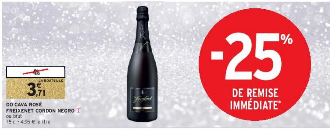 DO CAVA ROSÉ FREIXENET CORDON NEGRO