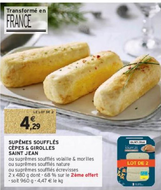 SUPÊMES SOUFFLÉS CÈPES & GIROLLES SAINT JEAN