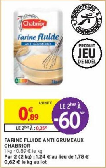 FARINE FLUIDE ANTI GRUMEAUX CHABRIOR