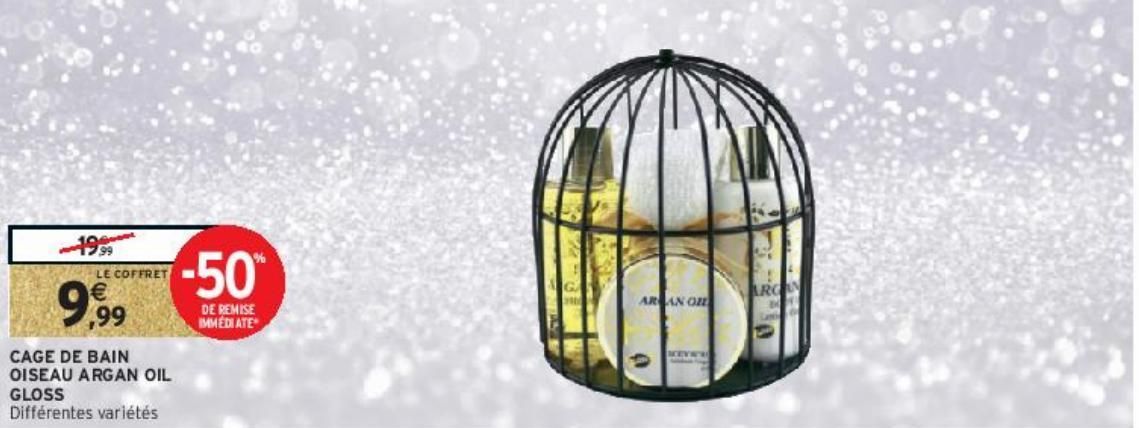 CAGE DE BAIN OISEAU ARGAN OIL GLOSS