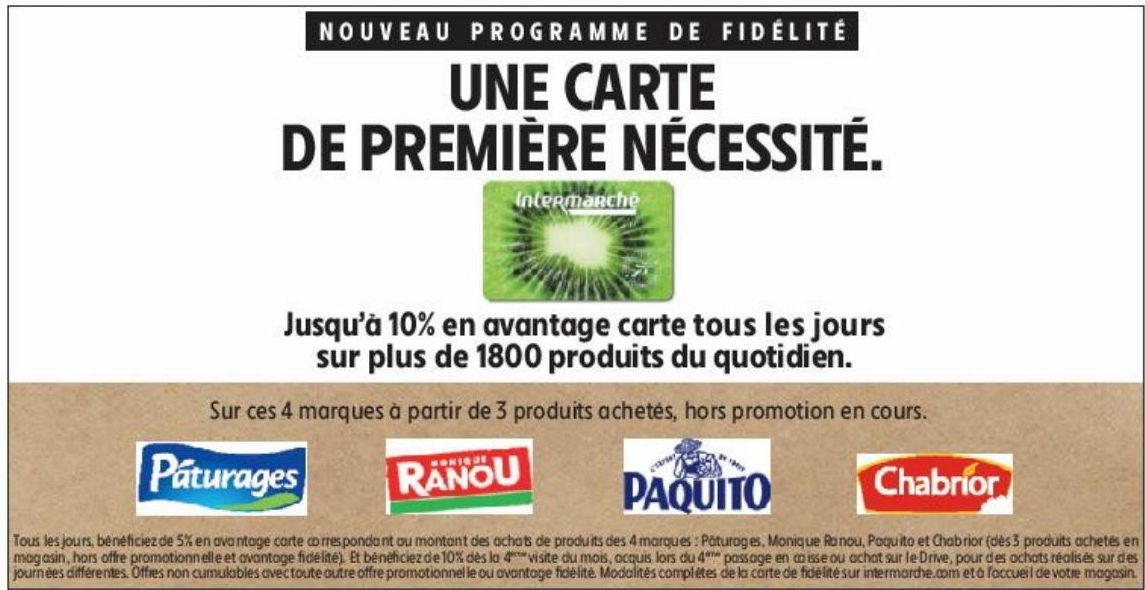 UNE CARTE DE PREMIÈRE NÉCESSITÉ.