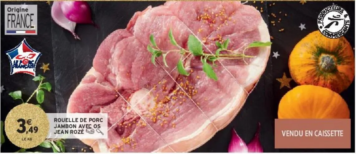 rouelle de porc jambon avec os jean rozé