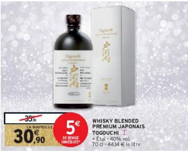 WHISKY BLENDED PREMIUM JAPONAIS TOGOUCHI