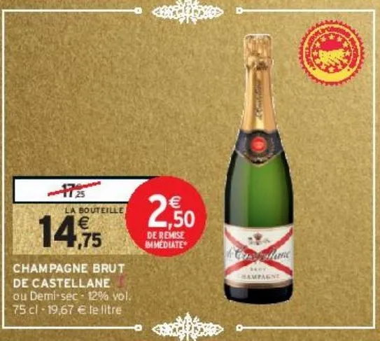 champagne brut de castellane