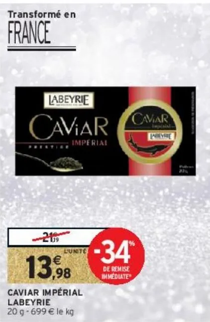caviar impérial labeyrie