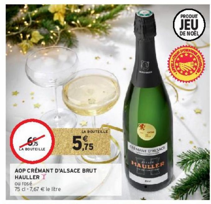 AOP CRÉMANT D'ALSACE BRUT HAULLER