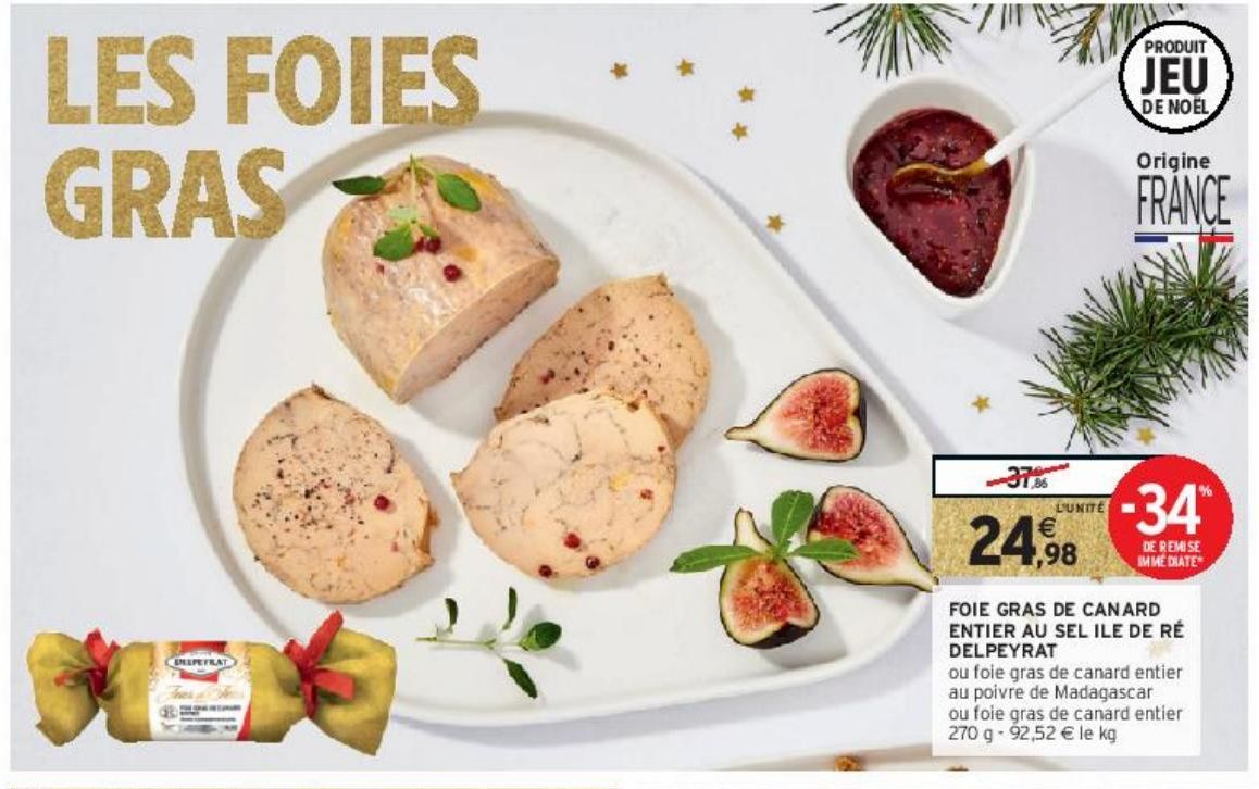 FOIE GRAS DE CANARD ENTIER AU SEL ILE DE RÉ DELPEYRAT