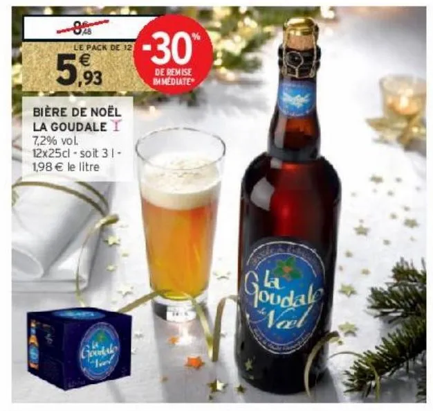 bière de noël la goudale