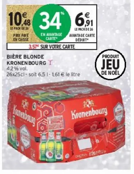 bière blonde kronenbourg