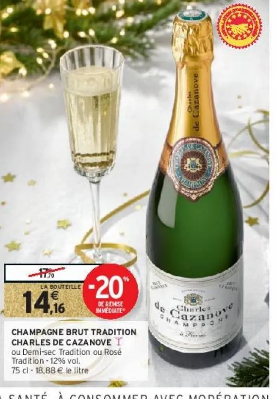 champagne brut tradition charles de cazanove