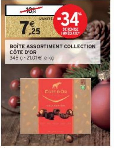 BOÎTE ASSORTIMENT COLLECTION CÔTE D'OR 