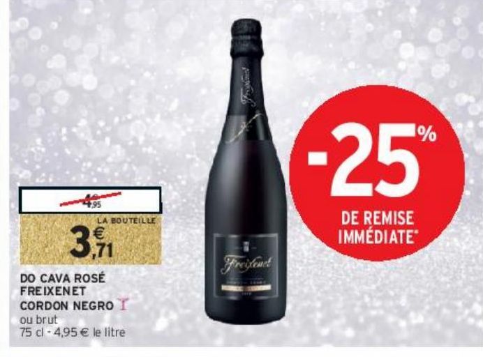 DO CAVA ROSÉ FREIXENET CORDON NEGRO