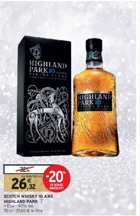 scotch whisky 10 ans highland park