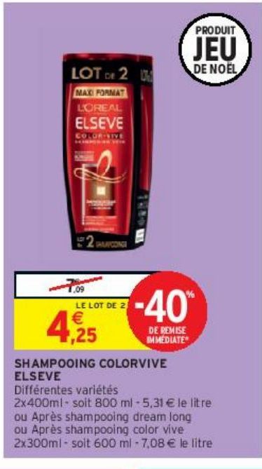 SHAMPOOING COLORVIVE ELSEVE 
